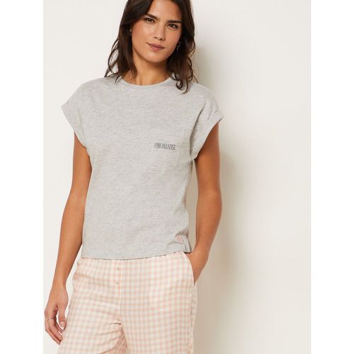 T-shirt de pyjama détail poche 'pink paradise' - Cyrril - XS - - Etam - Modalova