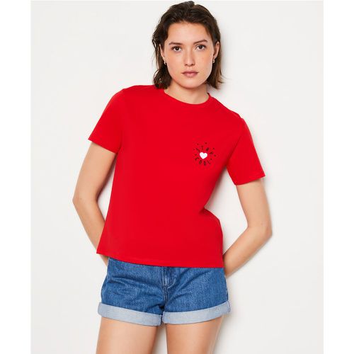 T-shirt manches courtes 'stay cool' en coton - Cooly - XS - - Etam - Modalova