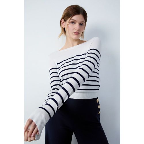 Pull marinière col bateau - Criss - XS - Etam - Modalova