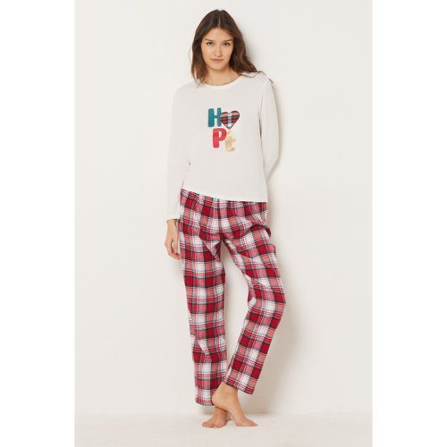 T-shirt de pyjama manches longues imprimé 'hope' - Virginien - L - - Etam - Modalova