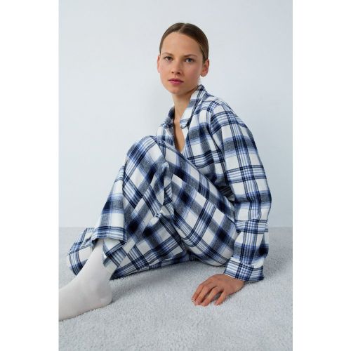 Pantalon de pyjama en coton à carreaux - Frozen - XS - Etam - Modalova