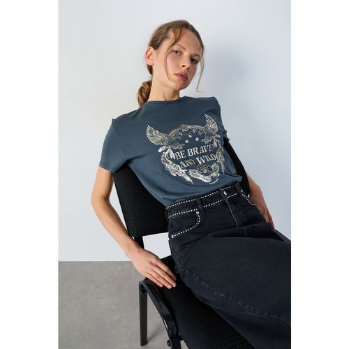 T-shirt en coton imprimé - Guribon - XS - Etam - Modalova