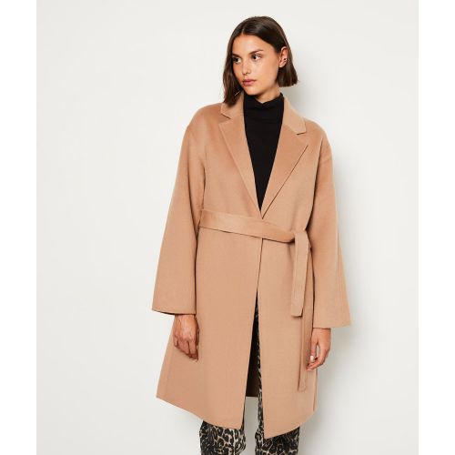 Manteau long ceinturé avec laine - Lawrence - XS - Etam - Modalova