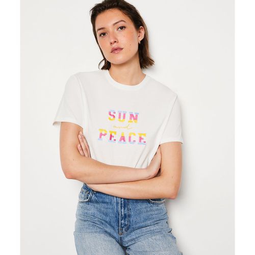 T-shirt manches courtes 'sun peace' - Peace - XS - - Etam - Modalova