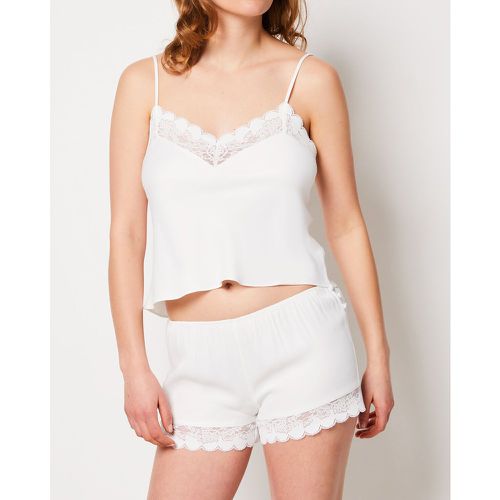 Short de pyjama détails dentelle - Story - XS - Etam - Modalova