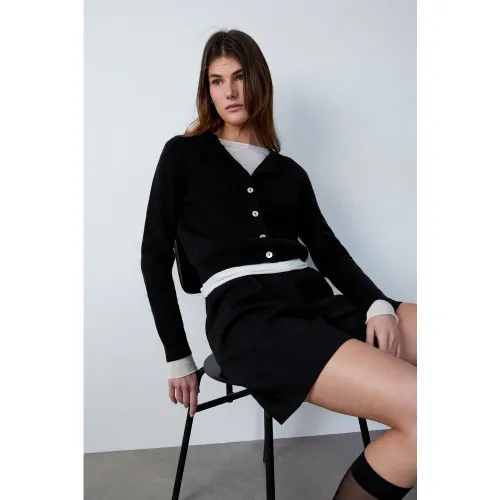 Gilet côtelé - Babe - XS - Etam - Modalova