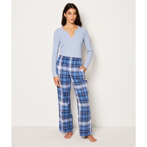 Pantalon de pyjama droit en coton à carreaux - Faty - S - Etam - Modalova