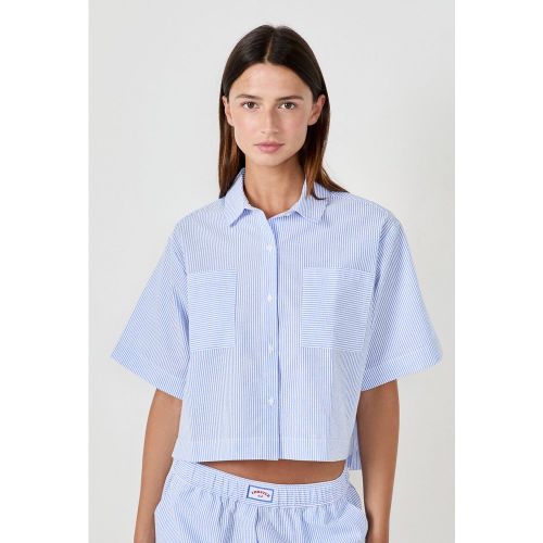 Chemise de pyjama manches 3/4 à fines rayures - Seany - XS - Etam - Modalova