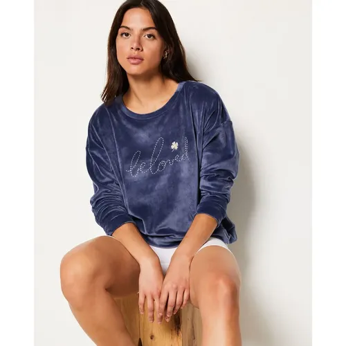 Sweat de pyjama en velours - Loeva - XS - Etam - Modalova