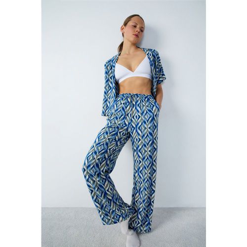 Pantalon de pyjama évasé à motifs - Ilian - XS - Etam - Modalova