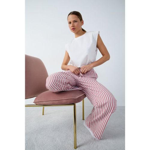 Pantalon de pyjama en coton à rayures - Inaz - XL - Etam - Modalova