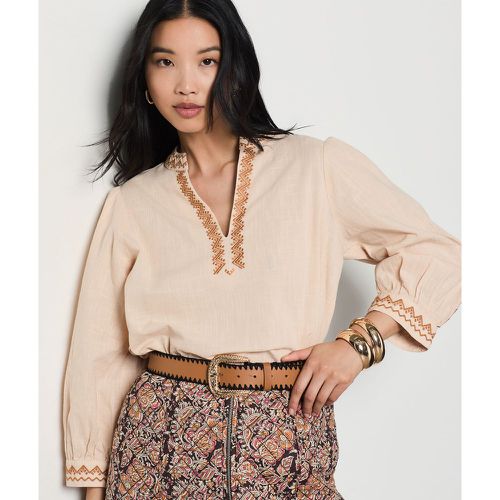 Blouse manches 3/4 brodée - Imbert Brod - S - Etam - Modalova