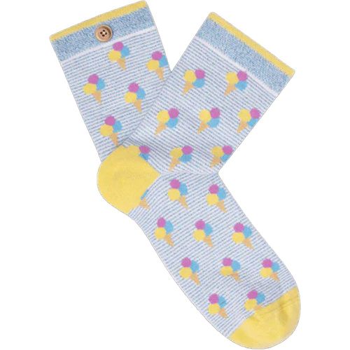 CAB379RHZK SOCK THELMA ET LOUISE LIGHT BLUE - Cabaia - Modalova