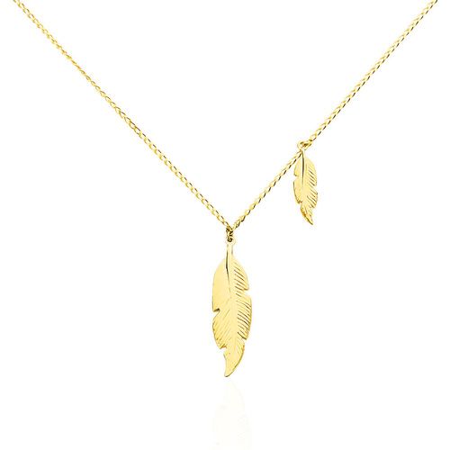 Collier Indian Nature Feuilles Or - Histoire d'Or - Modalova