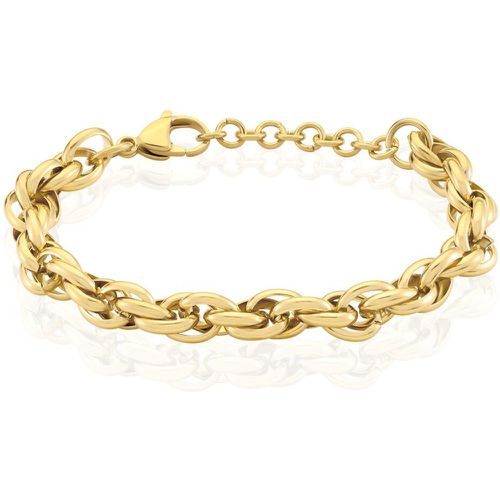 Bracelet Chaine Epaisse Acier Dore Dusty - Histoire d'Or - Modalova