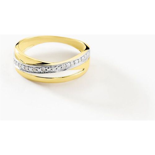 Bague Croisee Or Jaune Diamant - Histoire d'Or - Modalova