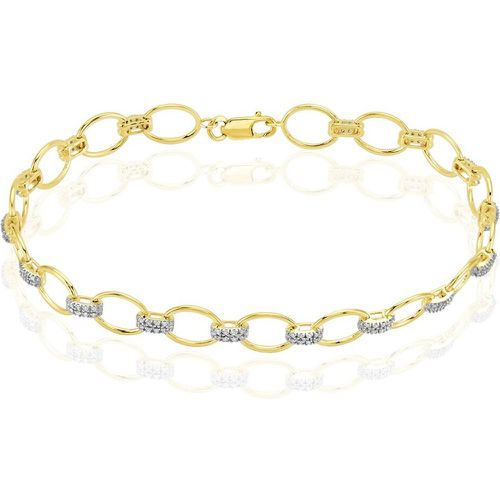 Bracelet Or Jaune Kayly Diamants - Histoire d'Or - Modalova
