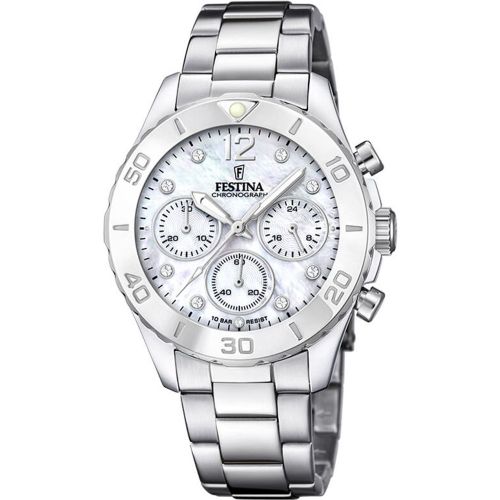 Montre Boyfriend Collection Nacre Blanche - Festina - Modalova