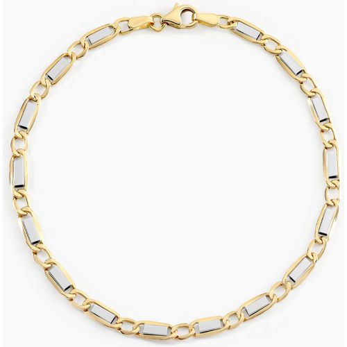 Bracelet Danae Maille Plaquette Alternee 1/1 Or - Histoire d'Or - Modalova