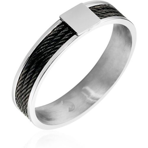 Bague Gaetane Acier Blanc - Jourdan - Modalova