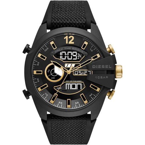 Montre Diesel Mega Chief Noir - Diesel - Modalova