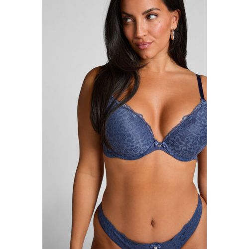 Soutien-gorge à armatures préformé push-up Marine - Hunkemöller - Modalova