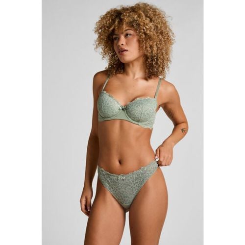 Hunkemöller String Marine Vert - Hunkemöller - Modalova