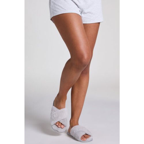 Chaussons Crossed Fake Fur - Hunkemöller - Modalova