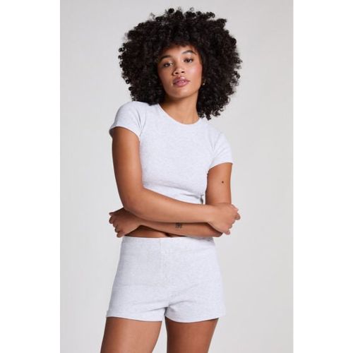 Hunkemöller Short Pointelle Gris - Hunkemöller - Modalova