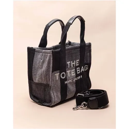 The Mini Tote Bag - Sac en jean avec bandoulière - Marc Jacobs - Modalova