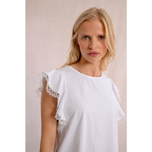 T-shirt à manches volantées - MOLLY BRACKEN - Modalova