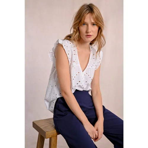 Top en broderie ajourée - MOLLY BRACKEN - Modalova