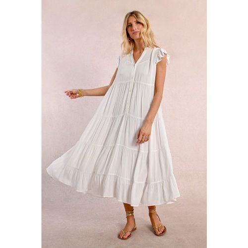Robe longue à multi-volants - MOLLY BRACKEN - Modalova