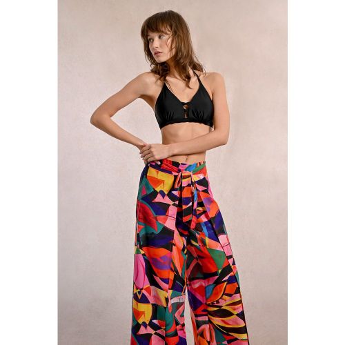 Pantalon fluide, imprimé floral - MOLLY BRACKEN - Modalova