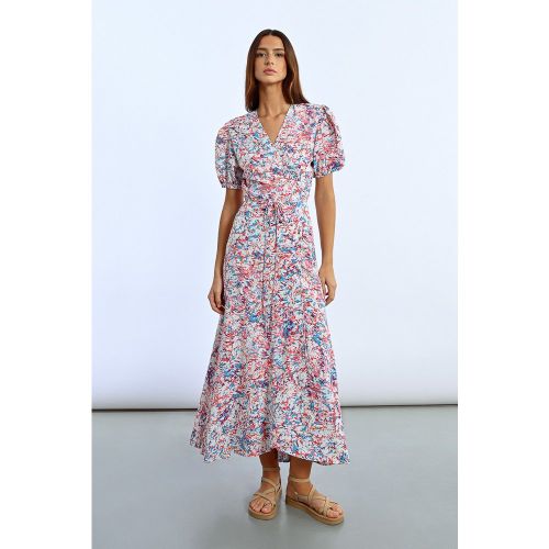 Robe longue portefeuille - LILI SIDONIO - Modalova