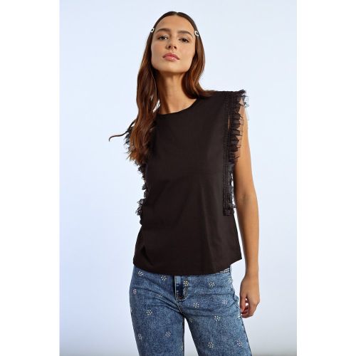 T-shirt à dentelle - LILI SIDONIO - Modalova