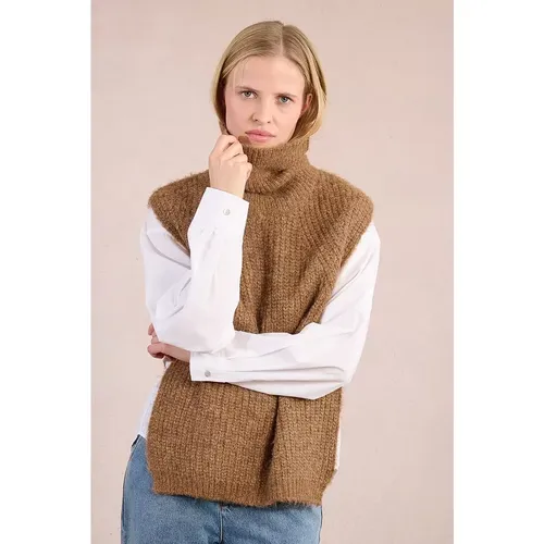 Pull col roulé en maille, sans manches - MOLLY BRACKEN - Modalova