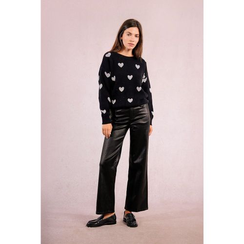 Pull en maille à motif cœur - MOLLY BRACKEN - Modalova