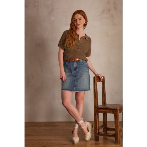 Jupe julie en denim taille 34 - Maison 123 - Modalova