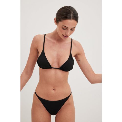 Culotte de bikini échancrée - Black - NA-KD Swimwear - Modalova