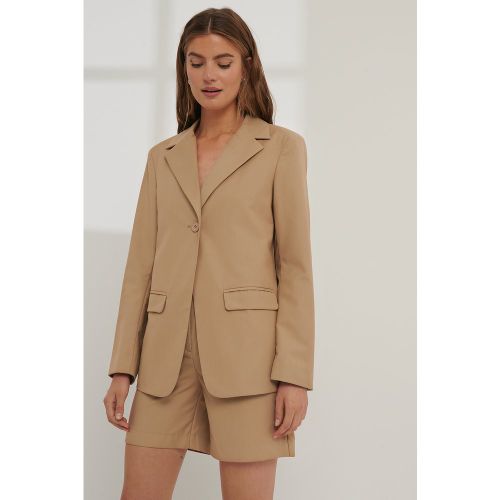 Blazer À Un Bouton - Beige - Mathilde Gøhler x NA-KD - Modalova