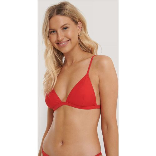 Soutien-gorge de bikini triangle basique - Red - NA-KD Swimwear - Modalova