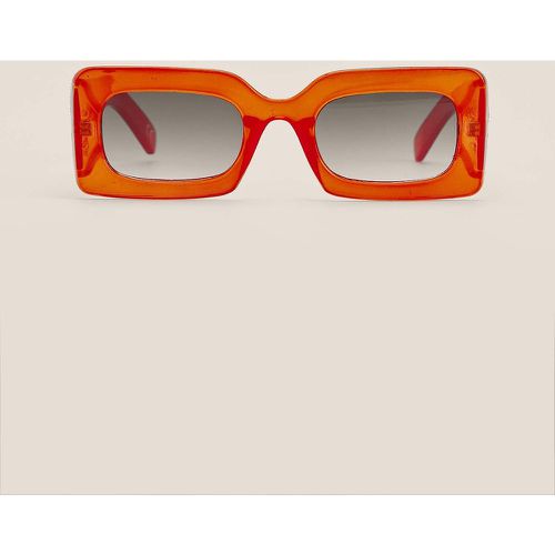Grandes lunettes de soleil à monture épaisse - Orange - NA-KD Accessories - Modalova