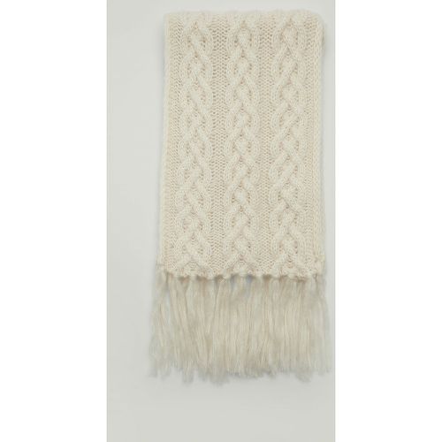 Écharpe tricotée - Offwhite - NA-KD Accessories - Modalova