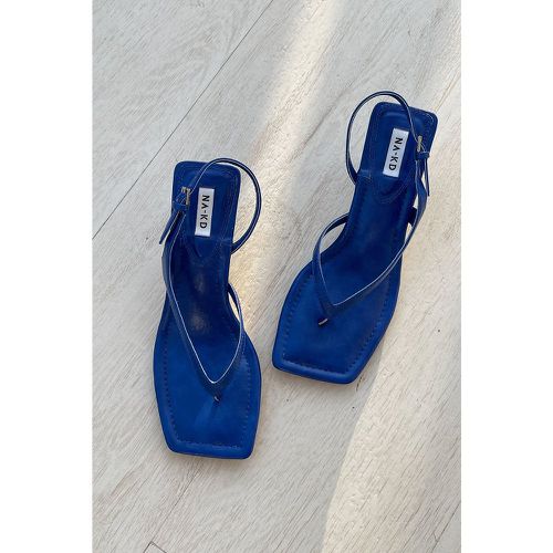 Chaussures à talons avec bride et pointe brillante - Blue - NA-KD Shoes - Modalova