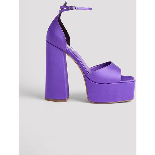 Chaussures à talon et plateforme avec bout ouvert - Purple - NA-KD Shoes - Modalova