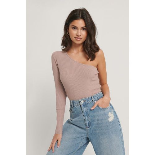 Haut à une manche - Pink - NA-KD Basic - Modalova