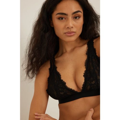 Soutien-gorge dentelle - Black - NA-KD Lingerie - Modalova