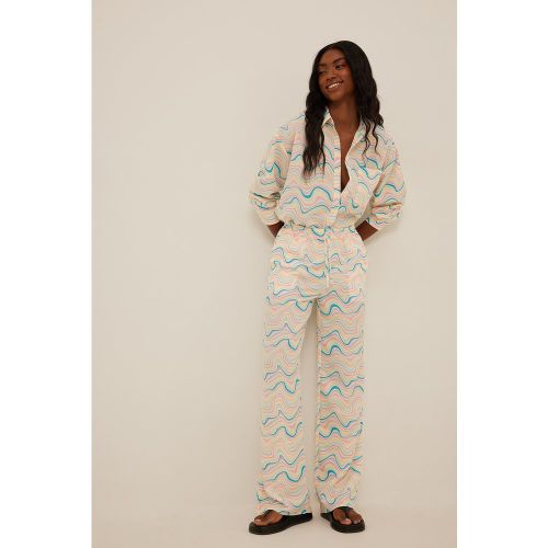Straight Leg Structured Trousers - Multicolor - Misslisibell x NA-KD - Modalova