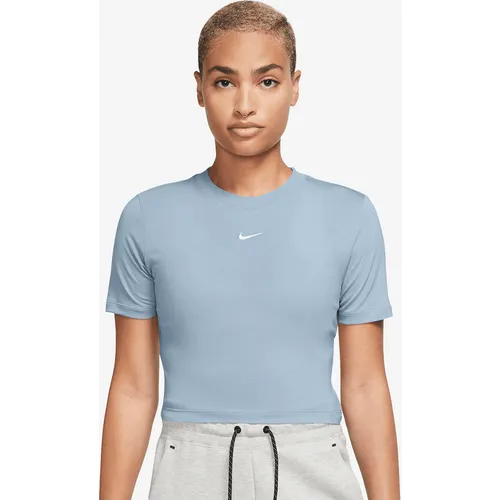 Sportswear Essential Kurz-T-Shirt in schmaler Passform für Damen, , Apparel, armory blue, taille: XS - Nike - Modalova